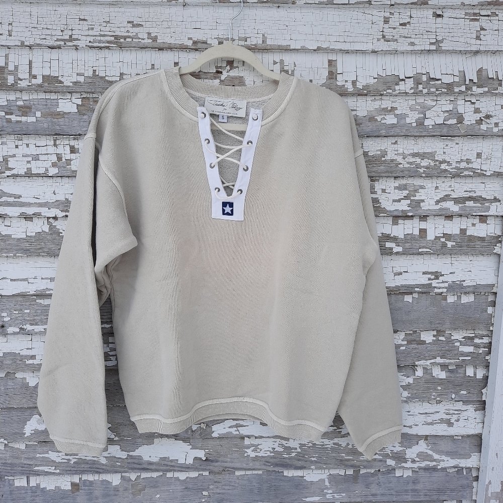 Tasha Polizzi for TP Saddleblanket & co sweatshirt size small